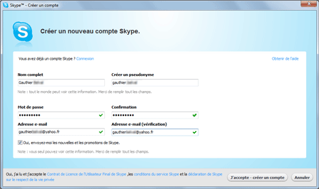 Info Tech Ouvrir Un Compte Skype